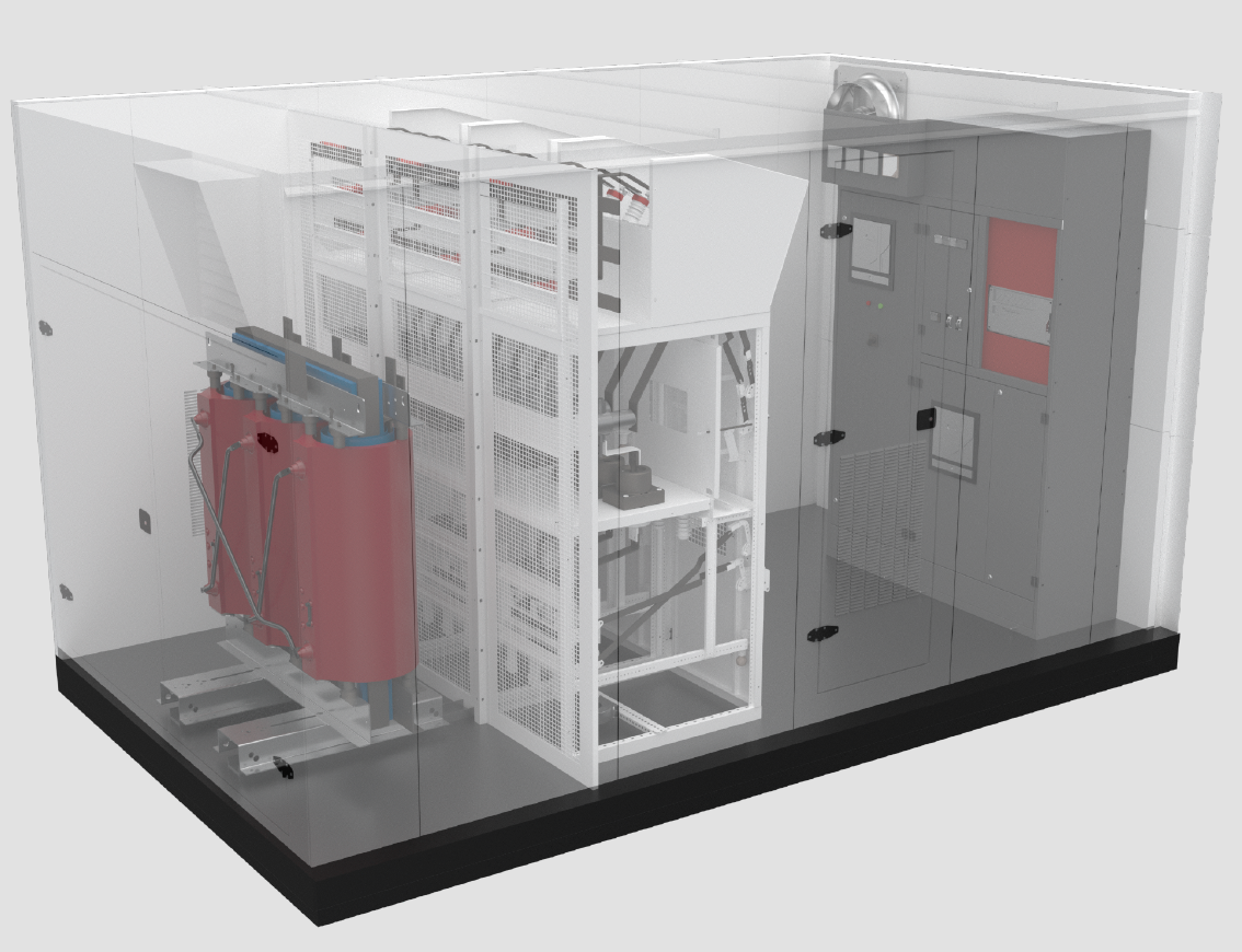 Electrical equipment installed inside an enclosure